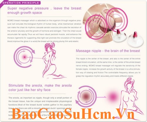 10 chế độ massage ngực xoay đều khác nhau