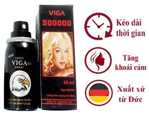 Thuốc Trị Xuất Tinh Sớm Super Viga Delay Spray