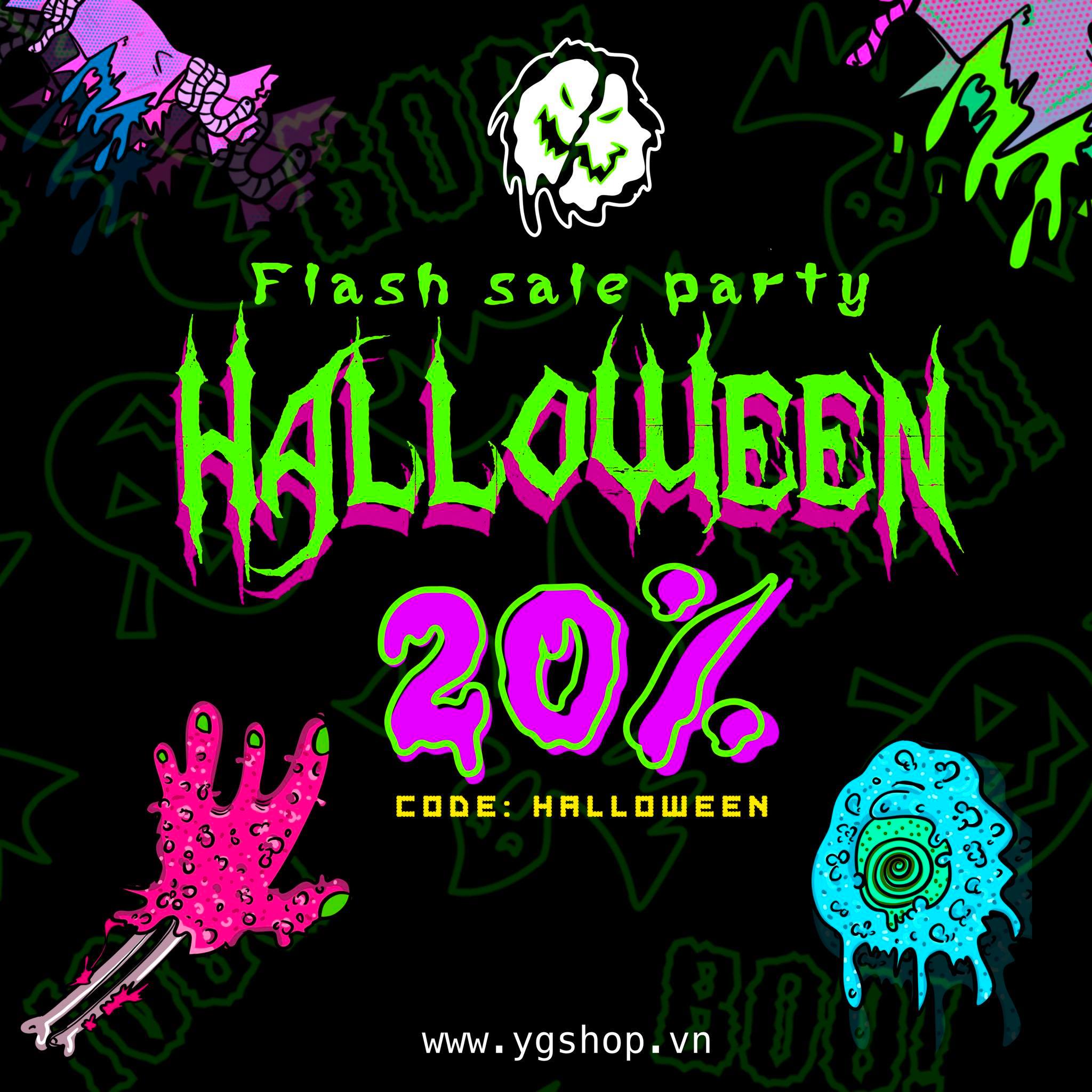 Halloween hoá trang thành “shopaholic” săn lùng Flash sale tại YG SHOP💥 Halloween hoá trang thành “shopaholic” săn lùng Flash sale tại YG SHOP💥