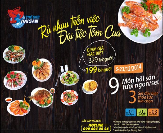 In ấn menu món ăn với nhiều combo bữa trưa tiện lợi cho khách hàng nhiều sự lựa chọn