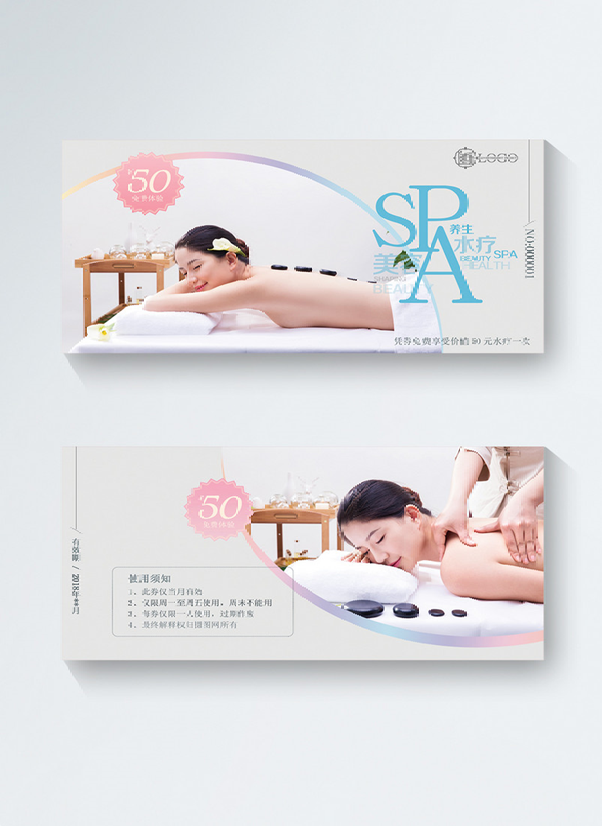 In voucher spa massage thư giãn