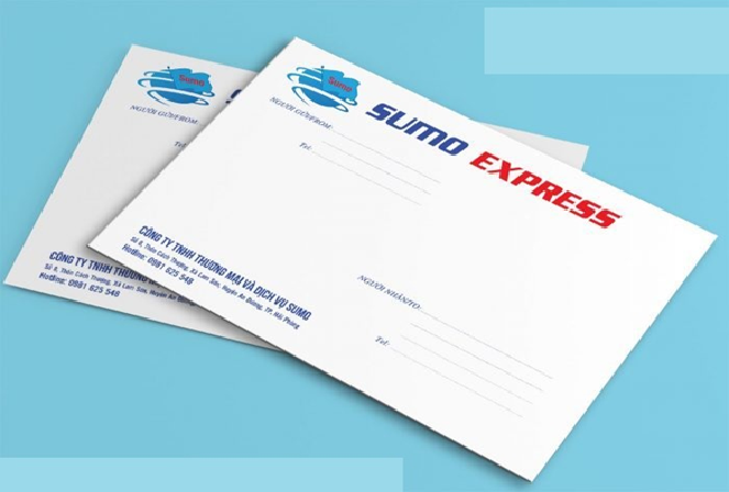 Mẫu in phong bì thư Công ty Sumo Express