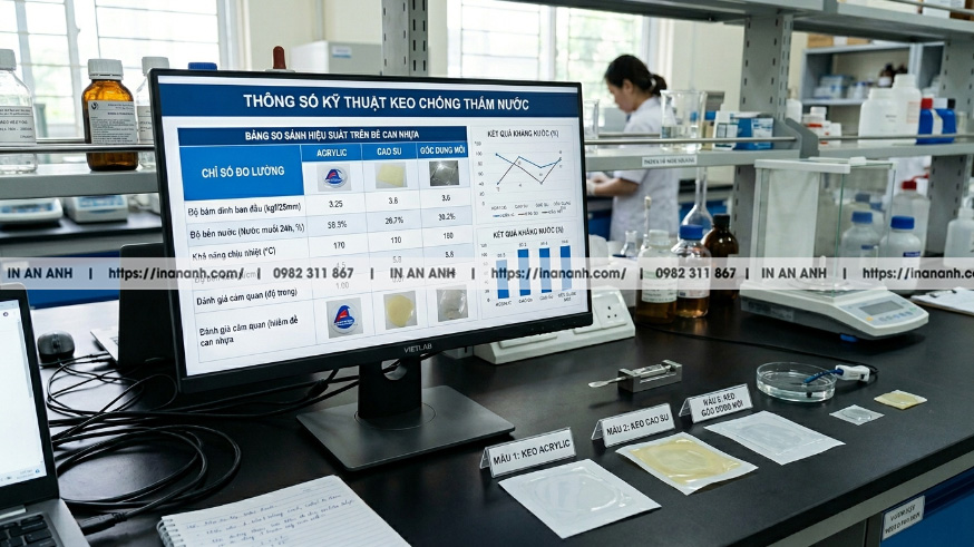 Bảng Phân Tích Thông Số Kỹ Thuật Các Hệ Keo Chống Nước