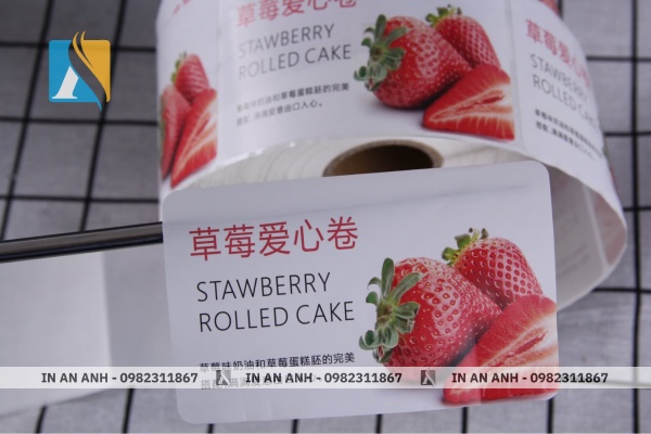 Decal PP có khả năng kháng nước. có keo dính