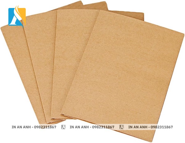 Giấy Kraft có màu nâu đặc trưng không phù hợp với các thiết kế cần màu sắc