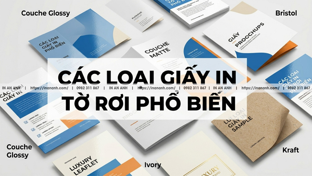 Các Loại Giấy In Tờ Rơi Phổ Biến Hiện Nay