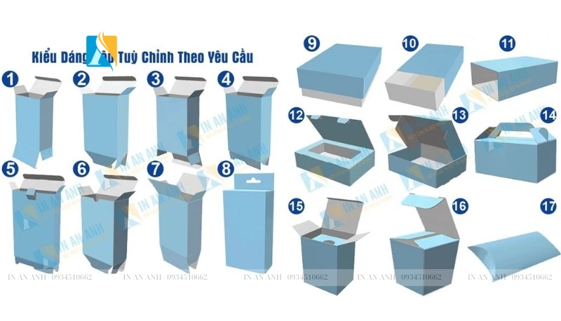 các loại hộp giấy