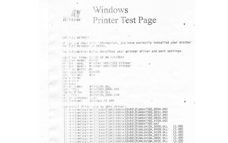 Giấy in bị mờ là dấu hiệu nhận biết dễ dàng việc máy in bị hết mực.