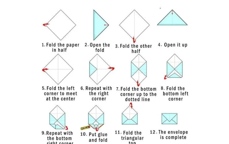 Làm phong bì thư hình chữ nhật