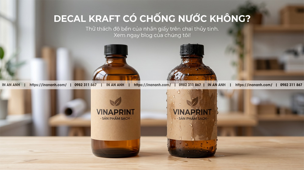 Chuyên Gia Giải Đáp Decal Kraft Có Chống Nước Không Và Cách Xử Lý