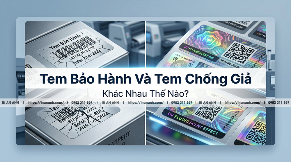 Đánh Giá Chuyên Sâu Tem Bảo Hành Và Tem Chống Giả Khác Nhau Thế Nào