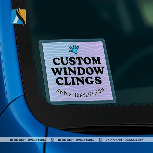 Decal nhựa bền, chống nước, chống rách và bền hơn so với decal giấy