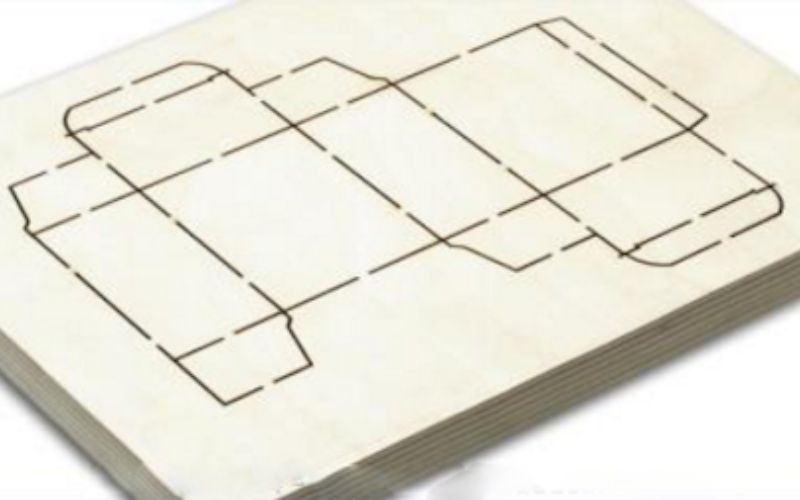 Tạo hình dạng cho hộp giấy bằng cách dập, tạo hình