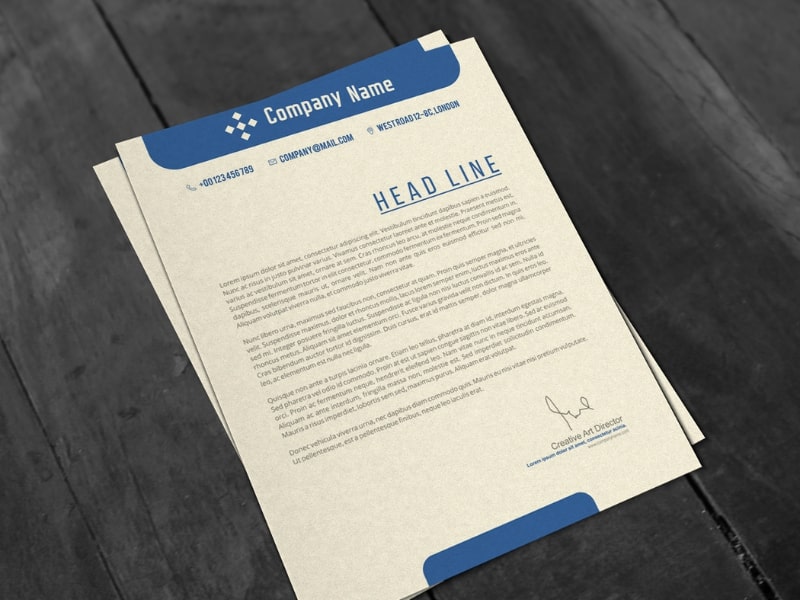 Sử dụng giấy conqueror để in letterhead