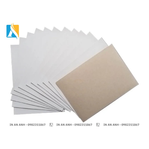 Giấy Duplex một mặt tráng phủ