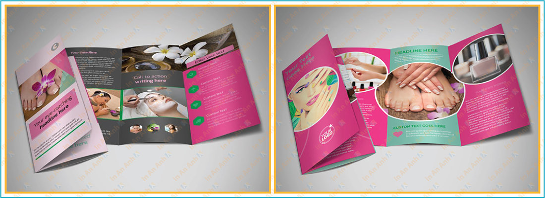 hình ảnh mẫu brochure trung tâm spa