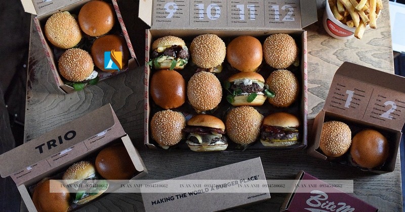 Hộp đựng hamburger rất ít gặp ở nước ta chủ yếu nước ngoài