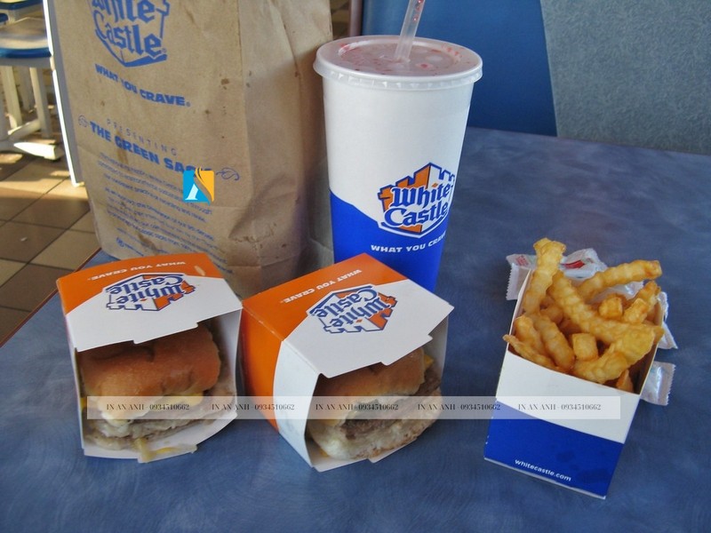Hộp đựng hamburger thu hút sự chú ý của khách hàng