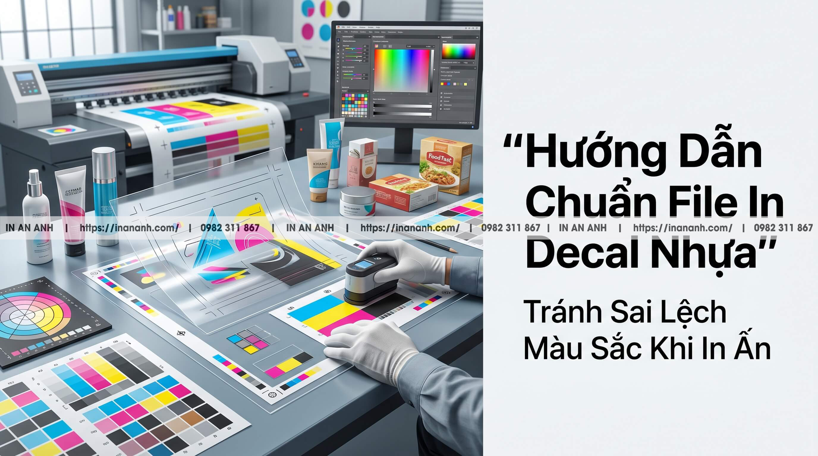 Hướng Dẫn Chuẩn File In Decal Nhựa Chuyên Sâu Tránh Sai Lệch Màu Sắc