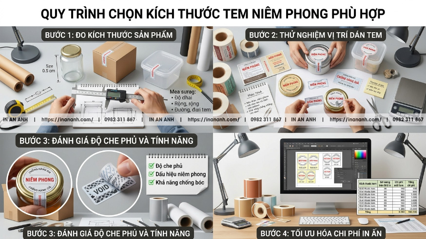 Hướng Dẫn Từng Bước Chọn Kích Thước Tem Vỡ Phù Hợp