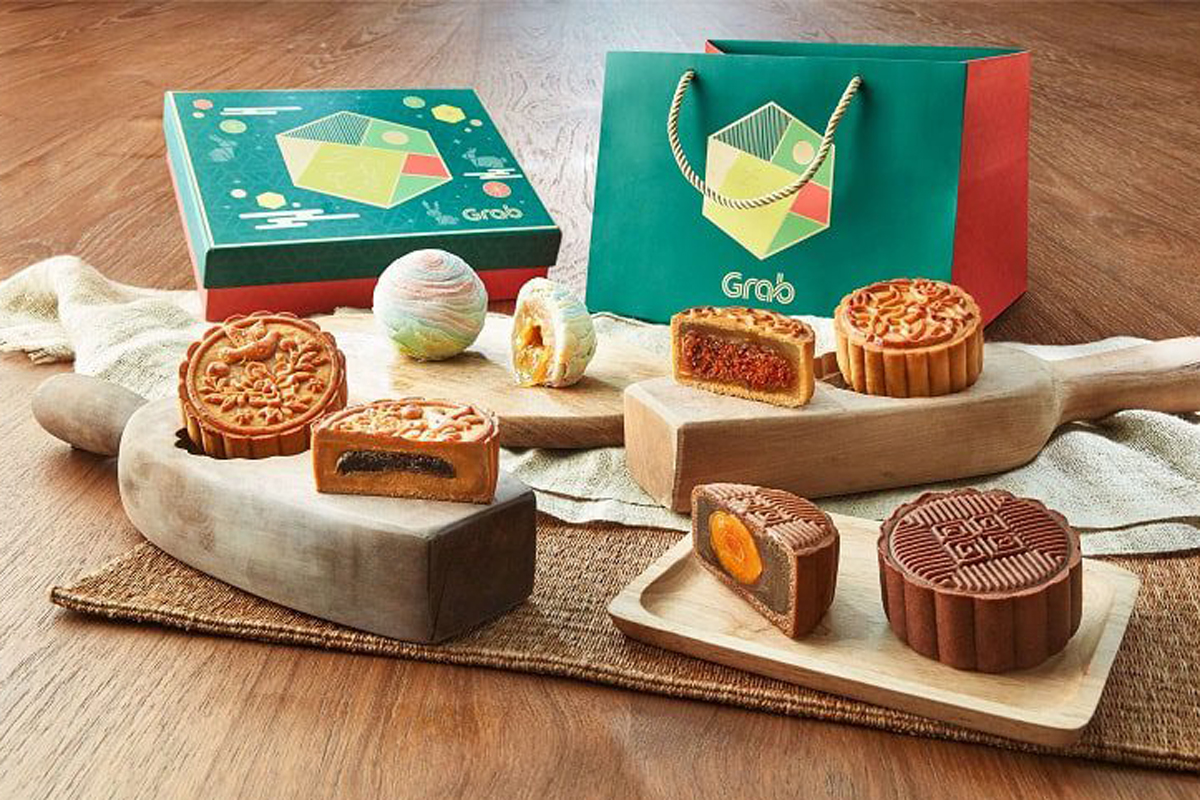 Hộp bánh trung thu tối giản, sang trọng