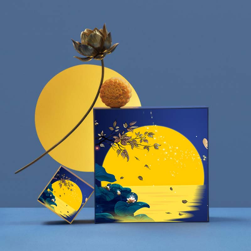 Mẫu hộp bánh ánh trăng