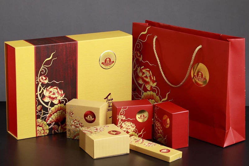 Mẫu hộp 8 bánh trung thu truyền thống