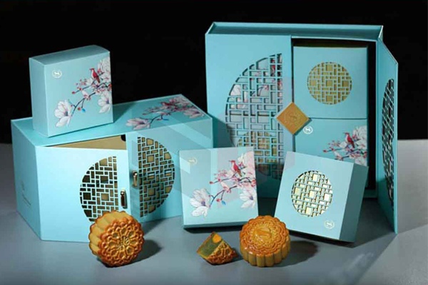 Mẫu bánh trung thu hộp giấy