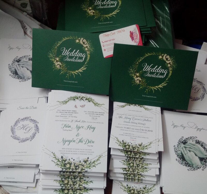 Mẫu thiệp mời 1