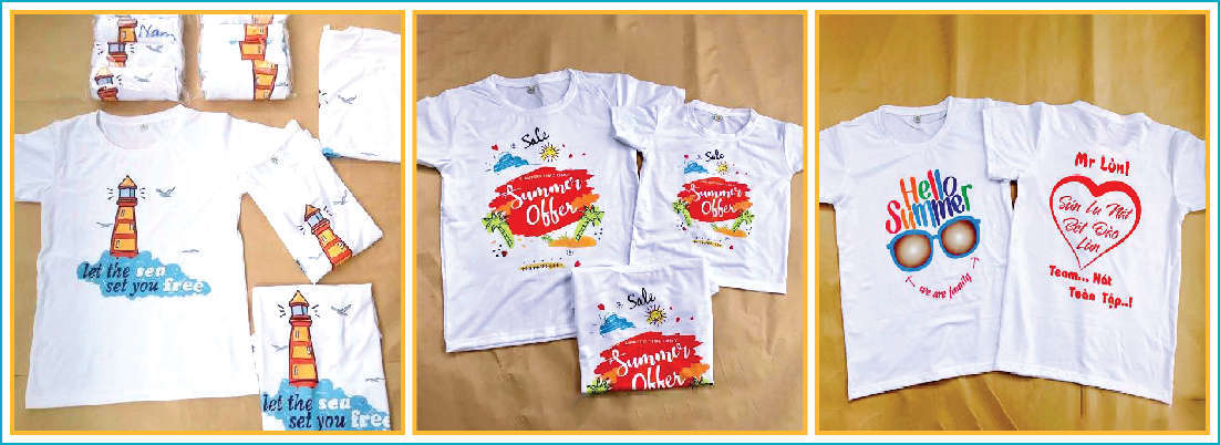 In áo du lịch cặp đôi gia đình giá rẻ
