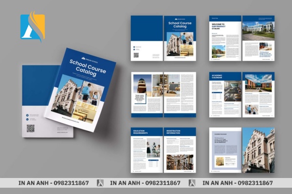 Mẫu catalogue in màu sắc nét, bố cục rõ ràng