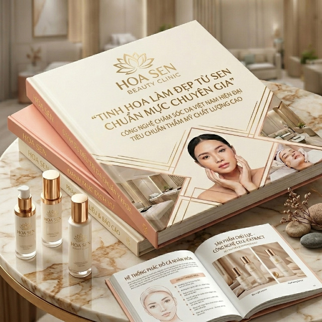 Báo Giá In Catalogue thẩm mỹ viện