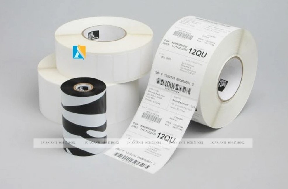 Mẫu in decal cuộn giấy