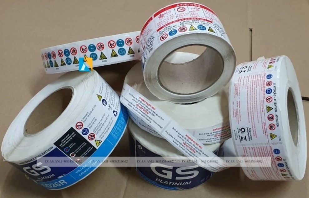 Mẫu in decal cuộn nhựa