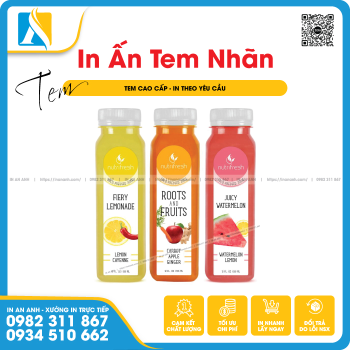 In giấy decal sản phẩm giúp truyền tải thông tin và tăng nhận diện thương hiệu