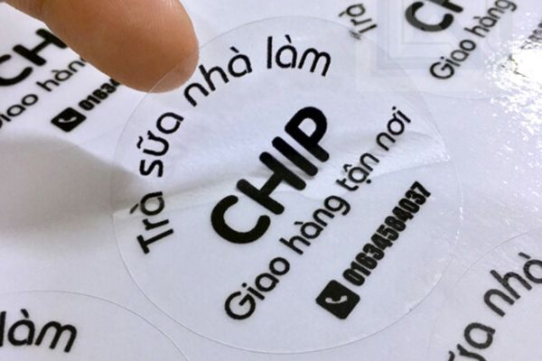 Decal nhựa có keo