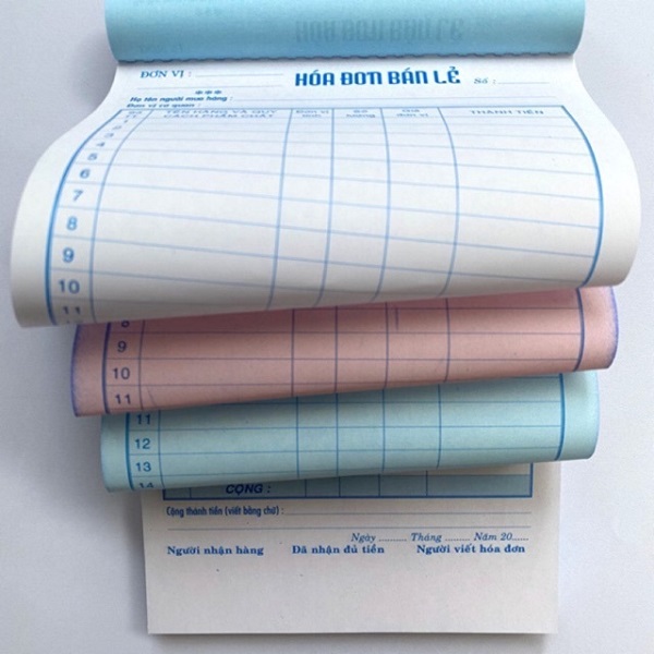 Hoá đơn 3 liên là gì?