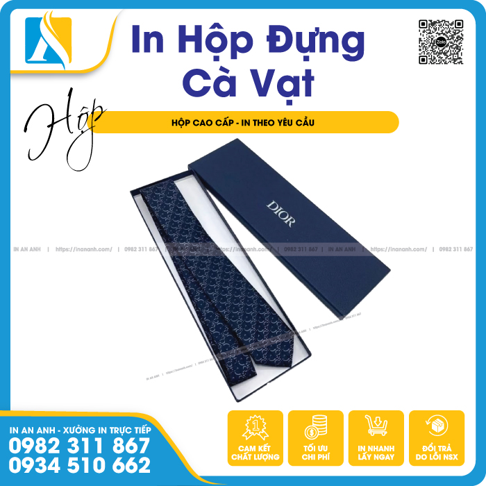 Mẫu hộp âm dương đựng cà vạt