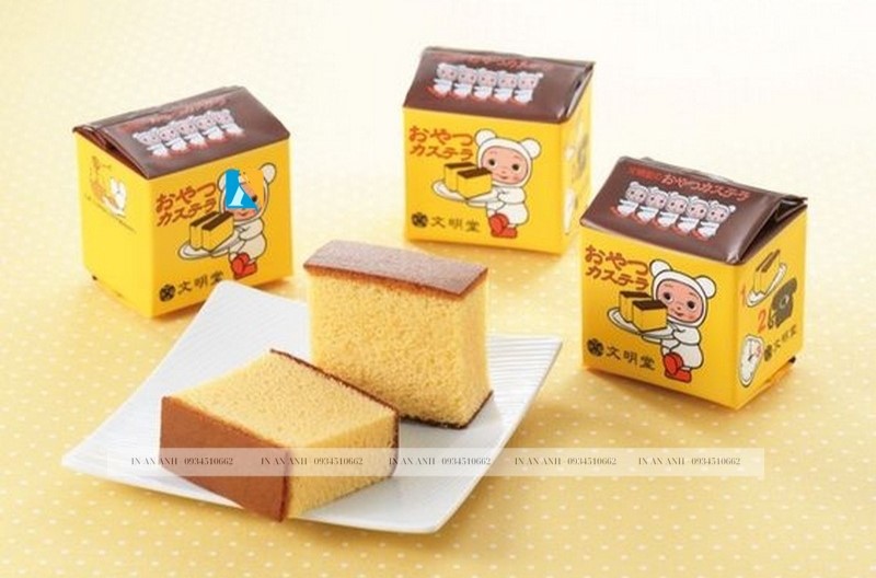 Hộp bánh bông lan size nhỏ dễ thương