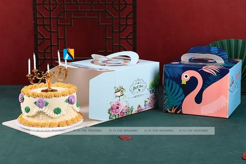 Đa dạng thiết kế, kích thước cho hộp bánh kem thêm ấn tượng