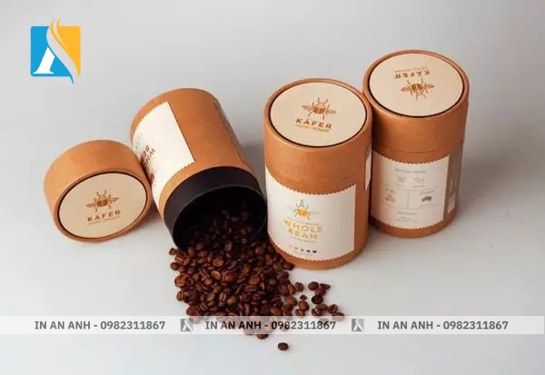 Hộp cà phê hạt nắp gập đơn giản, tiện dụng cho người dùng cá nhân