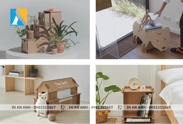 Hộp carton sóng thân thiện môi trường, dễ tái chế