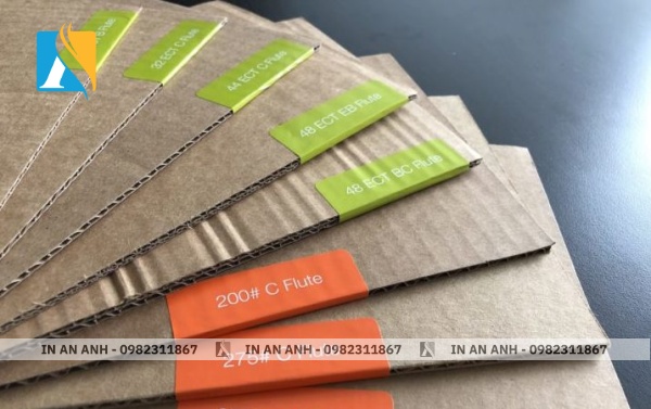 Phân loại các loại sóng carton phổ biến theo độ dày