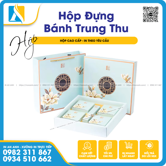 Mẫu hộp bánh trung thu in bằng giấy cứng