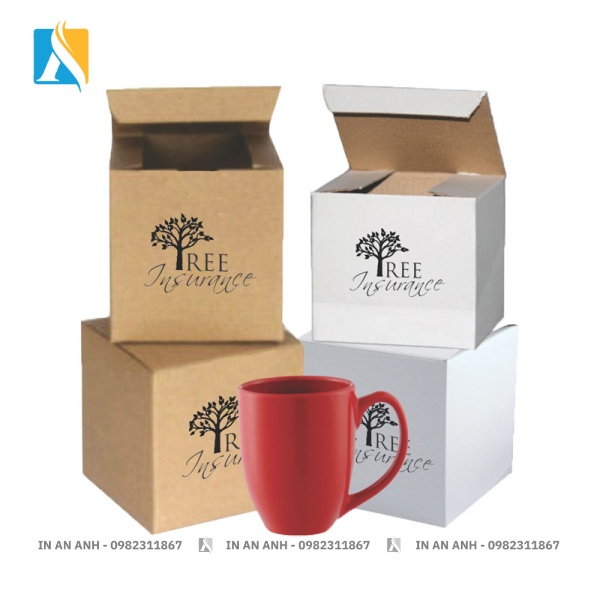 Bao bì hộp đựng ly sứ cho quà tặng doanh nghiệp