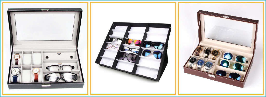in hộp đựng kính mát thời trang
