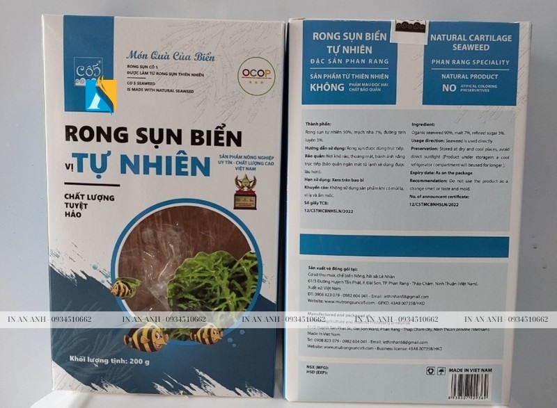 In hộp đựng nông sản Ocop