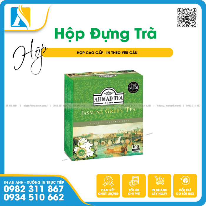 Mẫu hộp đựng trà cao cấp được thiết kế cổ điển sang trọng