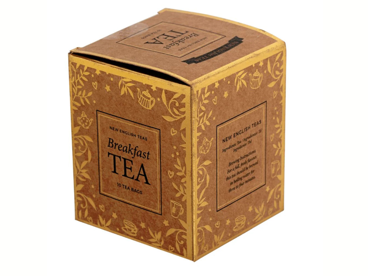 Hộp vuông là dáng được nhiều thương hiệu chọn để in hộp đựng trà