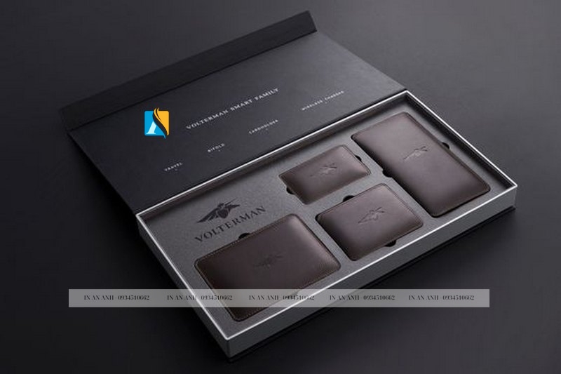 Hộp đựng ví dạng nắp nam châm quà tặng